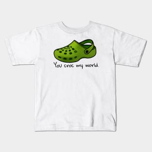 You croc my world 2 Kids T-Shirt